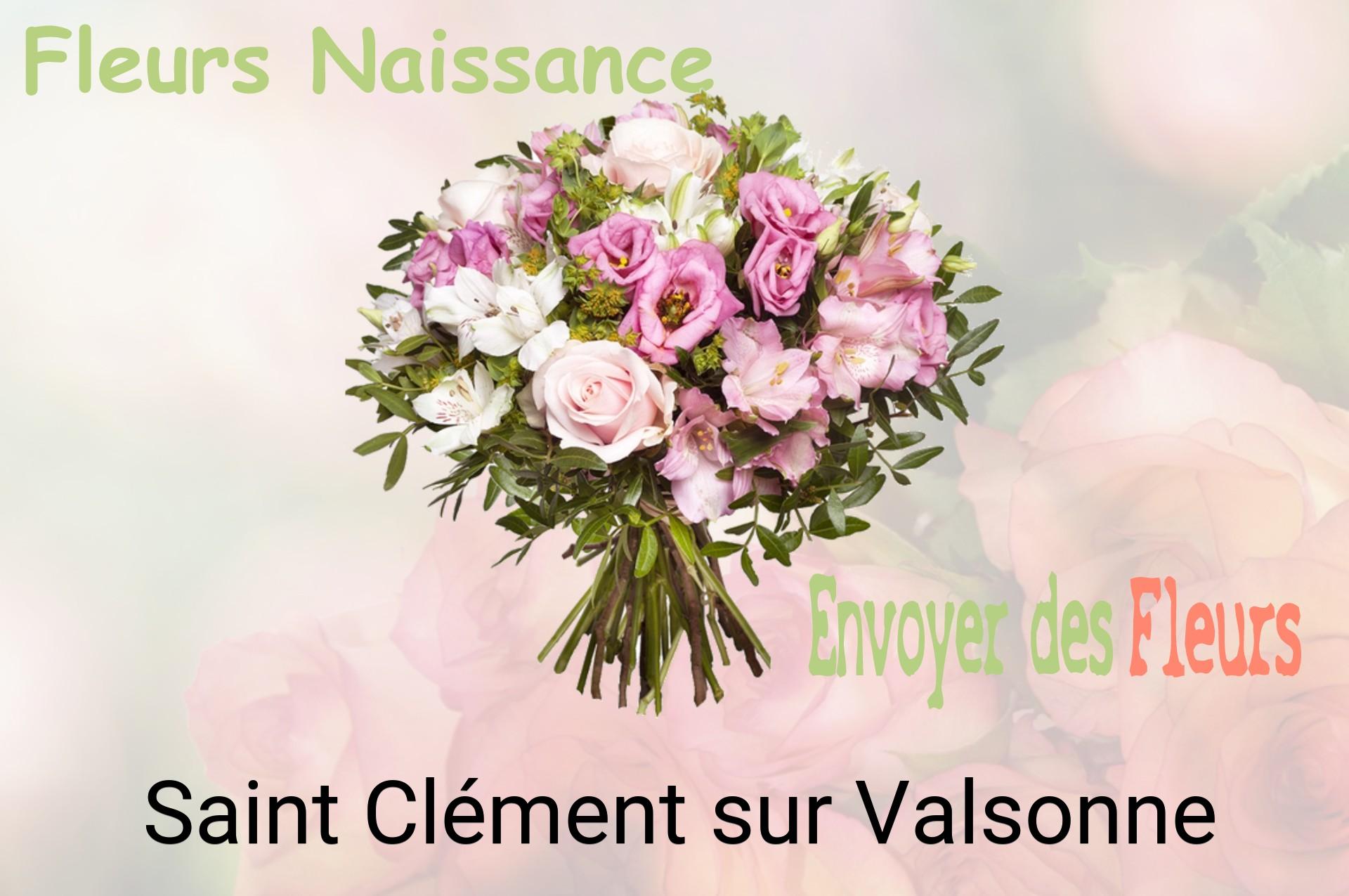 Bouquet de fleurs de naissance livré à Saint-Clément-sur-Valsonne